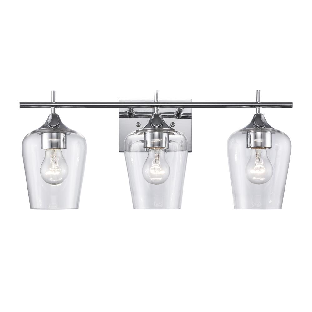 3LT VANITY-CLEAR TULIP-PC